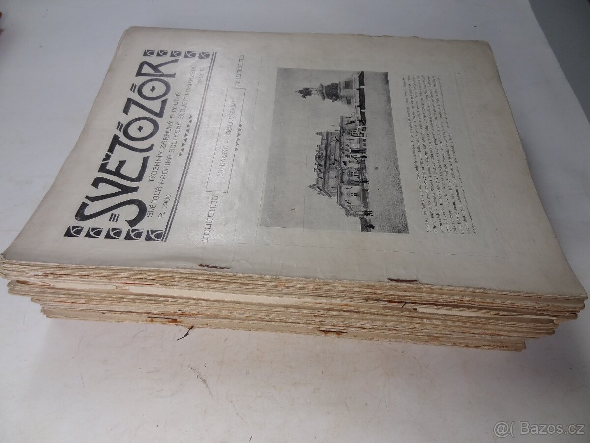 SVĚTOZOR Časopis. r.1907 26-52. r.1909 a t.d. - 10