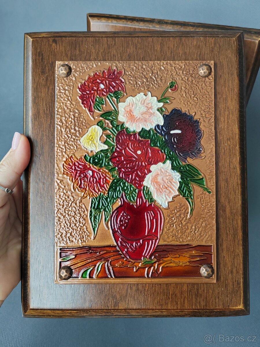 Ručně vyráběný měděný obrázky od Nentwig (1960-1970) - 10