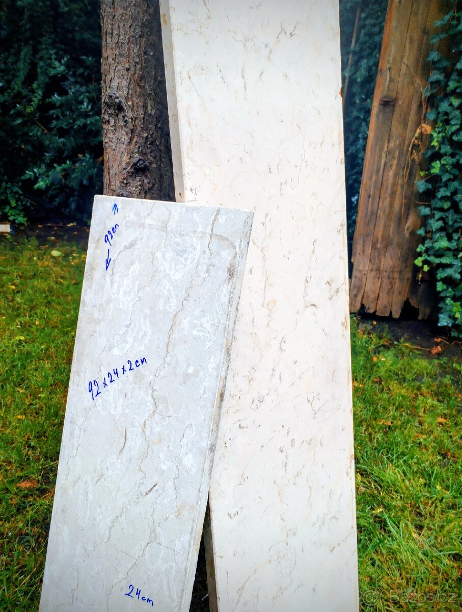 Dvoumetrový PARAPET síla 3cm 205x30cm. - 10