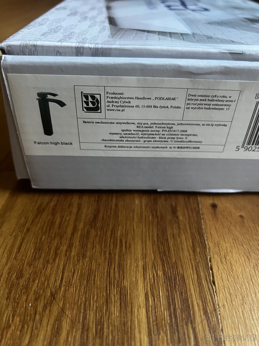 REA - Umyvadlová baterie Falcon vysoká 30 černá - 10