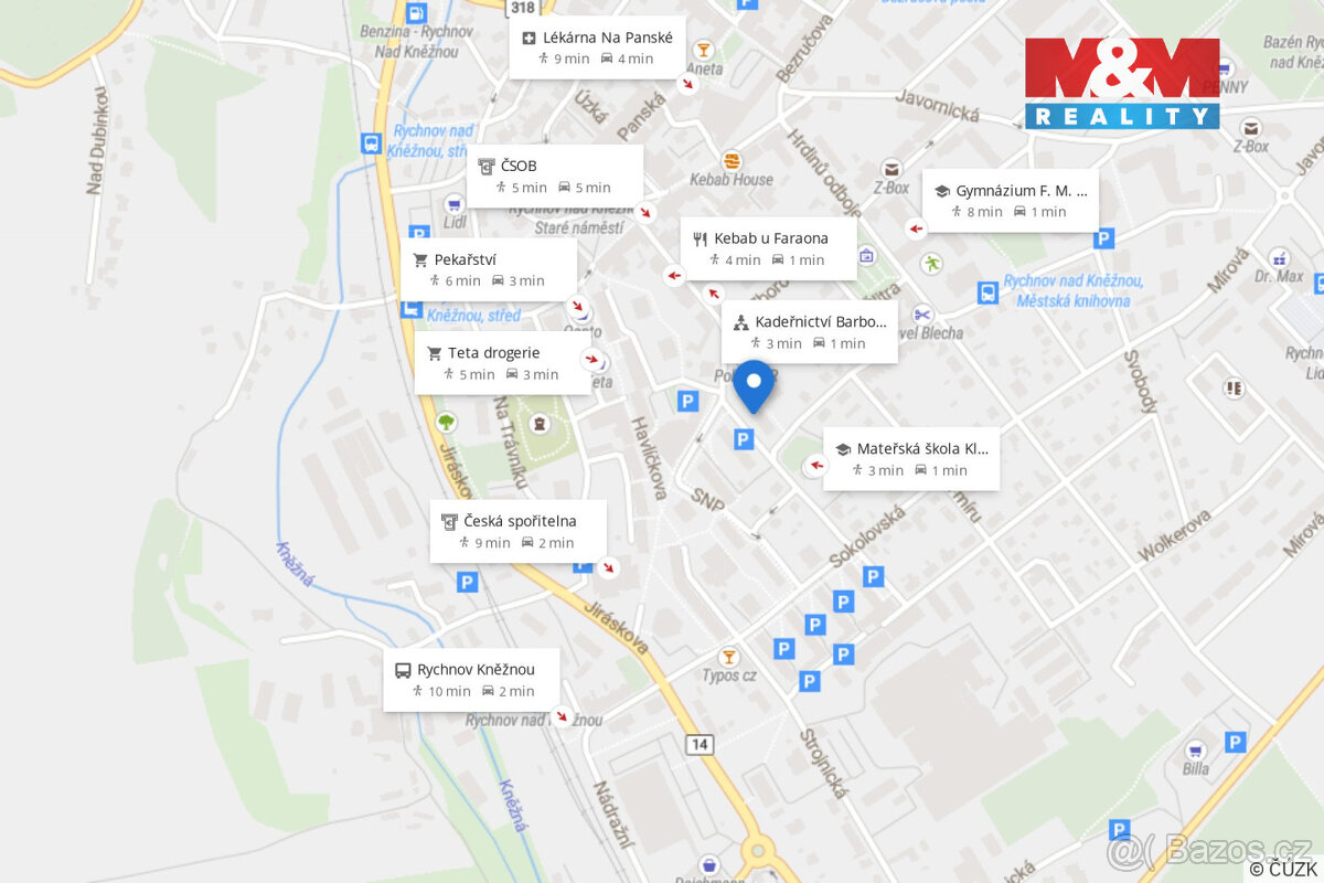 Pronájem bytu 2+1 v Rychnově nad Kněžnou, ul. Palackého - 10