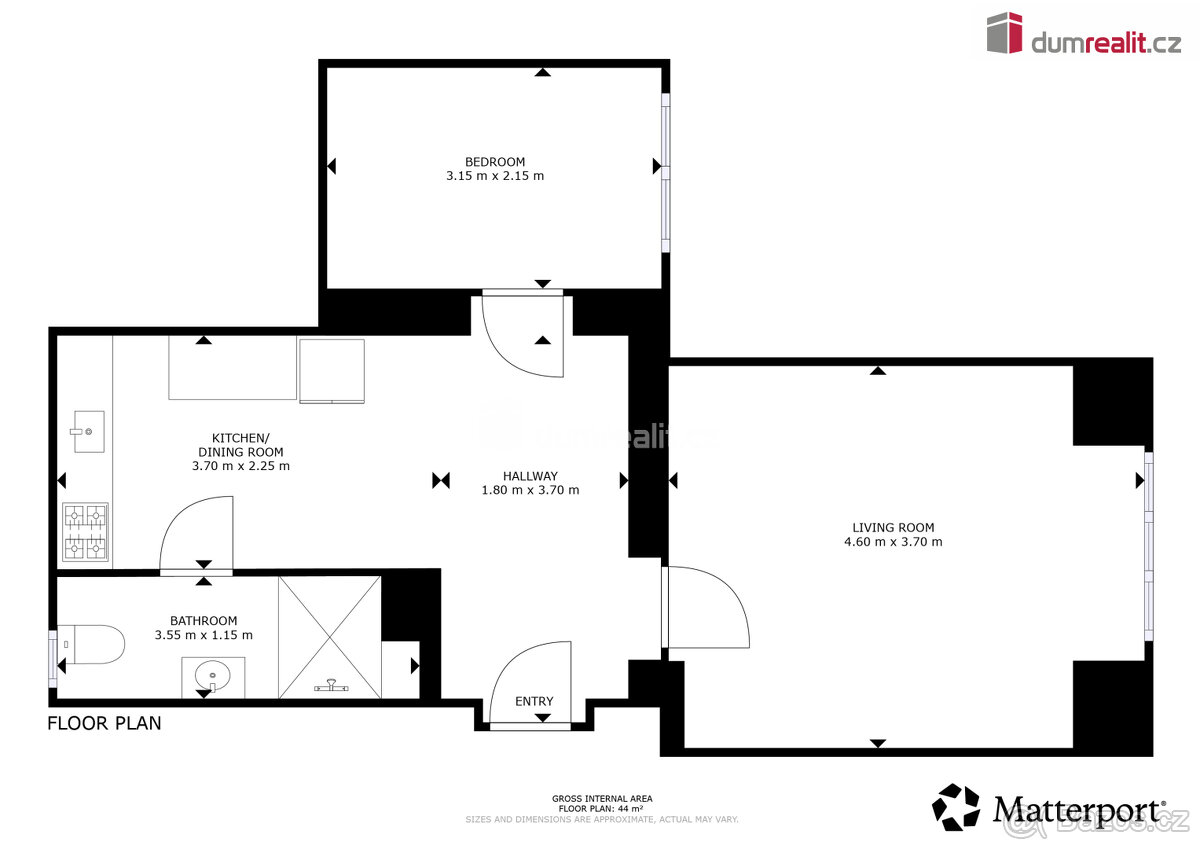 zděný byt 2 +1 , Luhačovice - 10