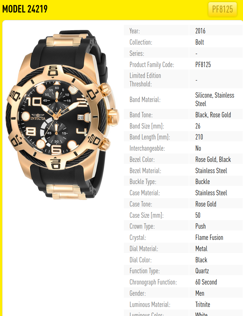 ze sbírky-Invicta Bolt WR100 50mm - 10