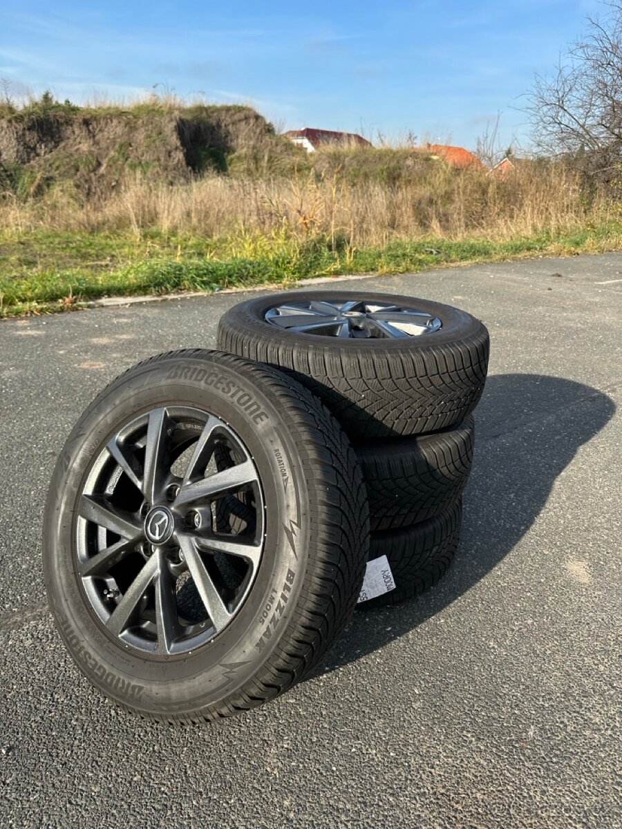 Alu Kola - 6.5 X 16 (5X114.3) - na zimních Bridgestone - 10