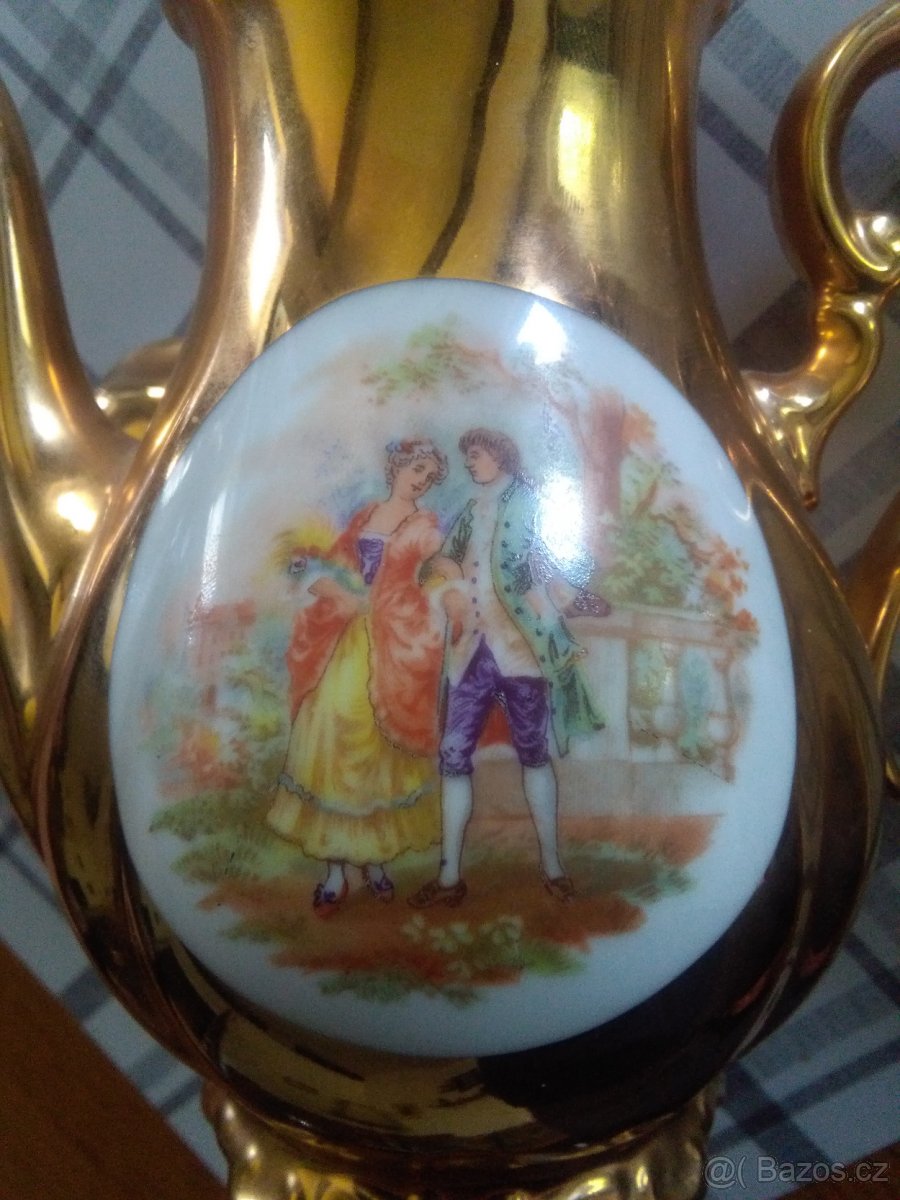 Zlatý porcelánový servis - 10
