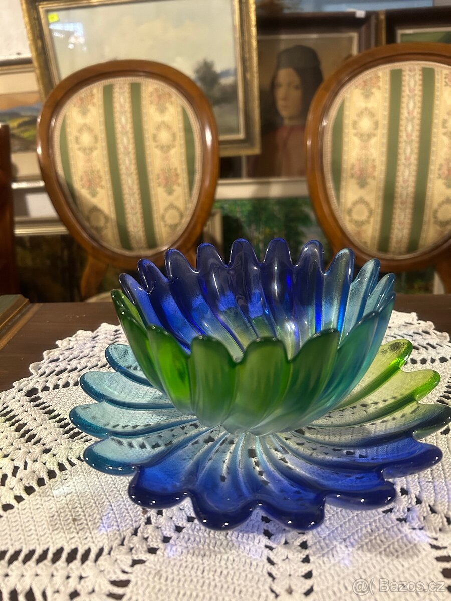 Vintage Waltherglas mísa a talířek - 10