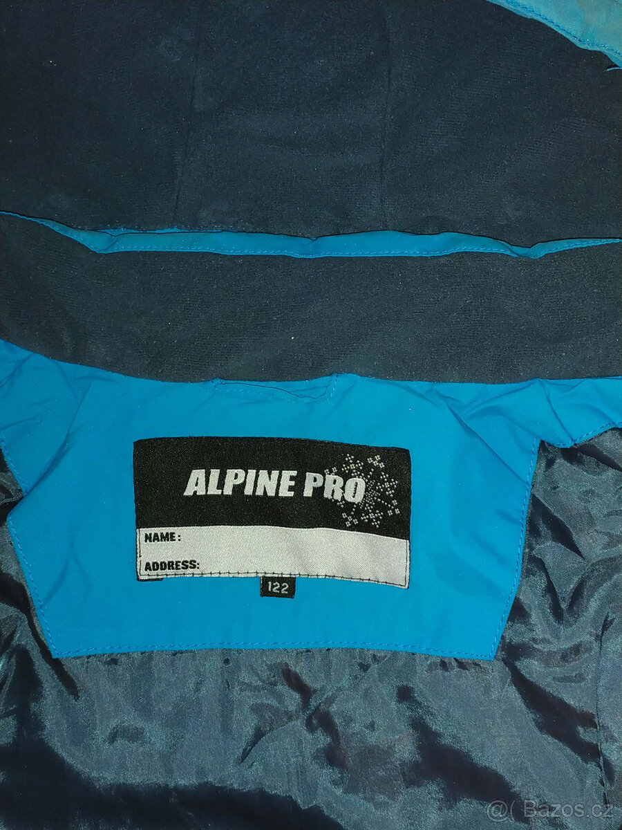 Značková zimní bunda ALPINE PRO o velikosti 122 - 10