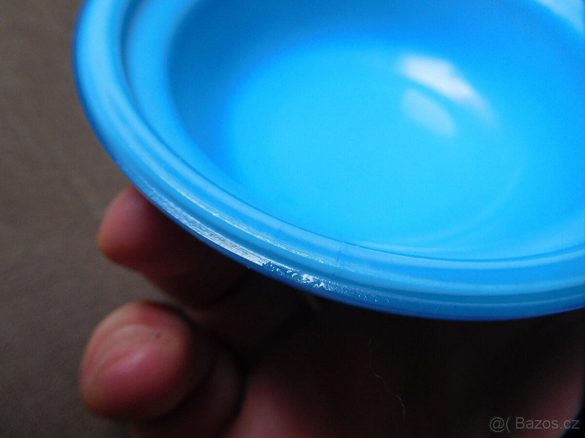 DÓZA - MODRÁ - MALACHIT - JADE SKLO - 10