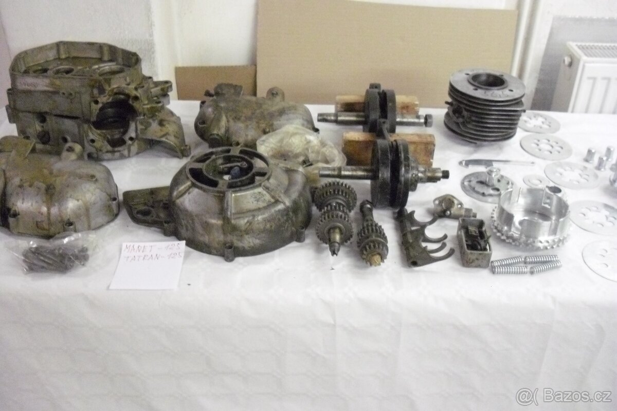 Prodám originální díly na Jawa Manet,Tatran 125 - 10