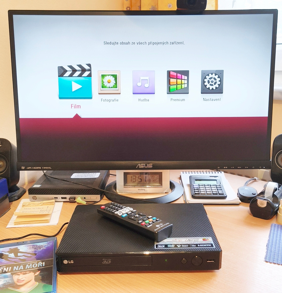 Blu-ray, DVD přehrávač LG BP450 3D - Super stav - 10