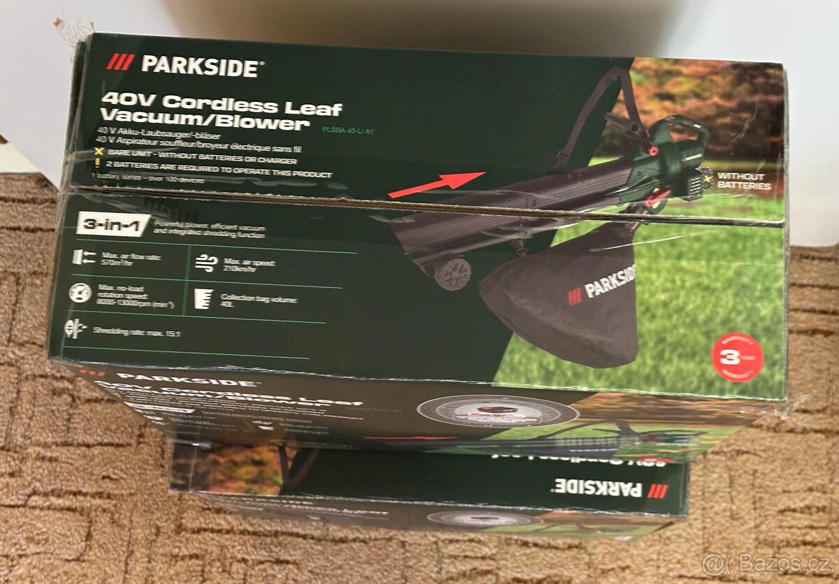 Parkside Aku vysavač/foukač na listí - 10