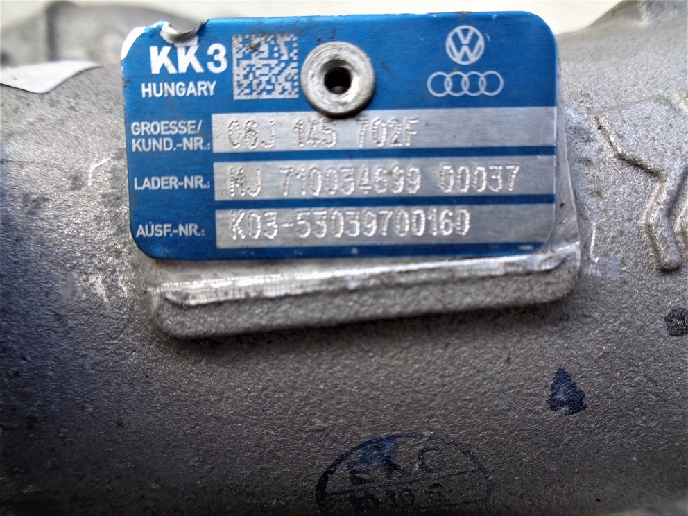 Škoda VW Audi Seat 1.8 TSI a 1.8 TFSI turbo 06J145702F - 10