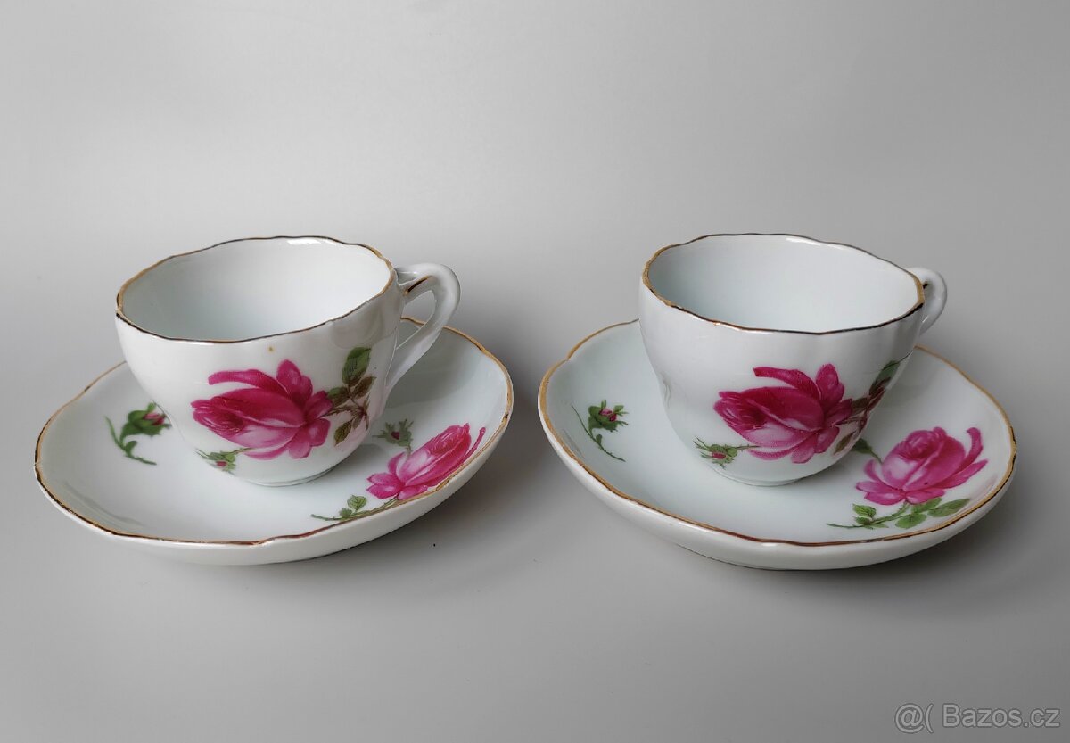 Starožitná porcelánová sada Heinrich Baensch (1900-1930) - 10