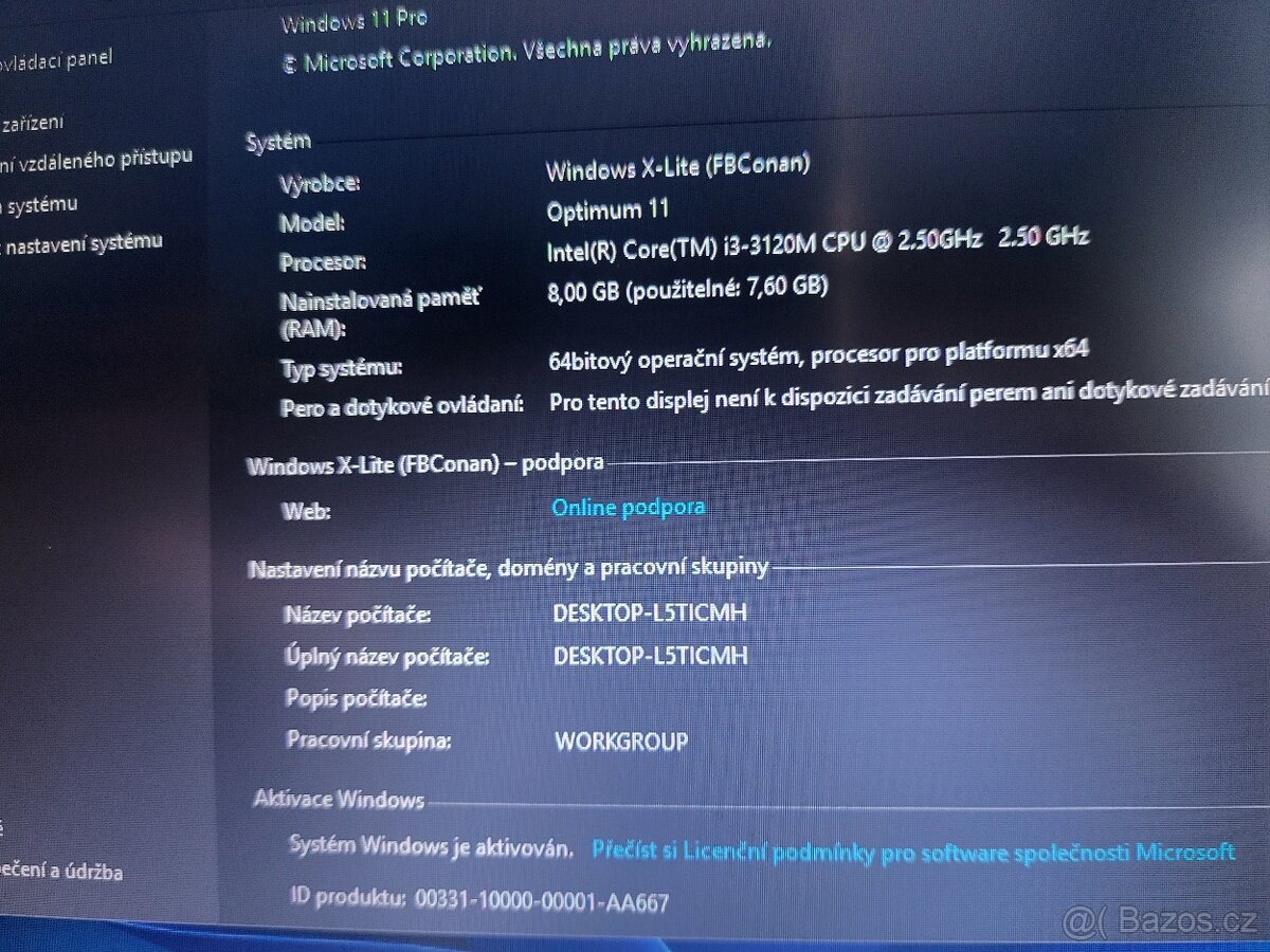 Lenovo ThinkPad Edge E330 i3-3120M 2.50GHz 8 GB RAM - 10