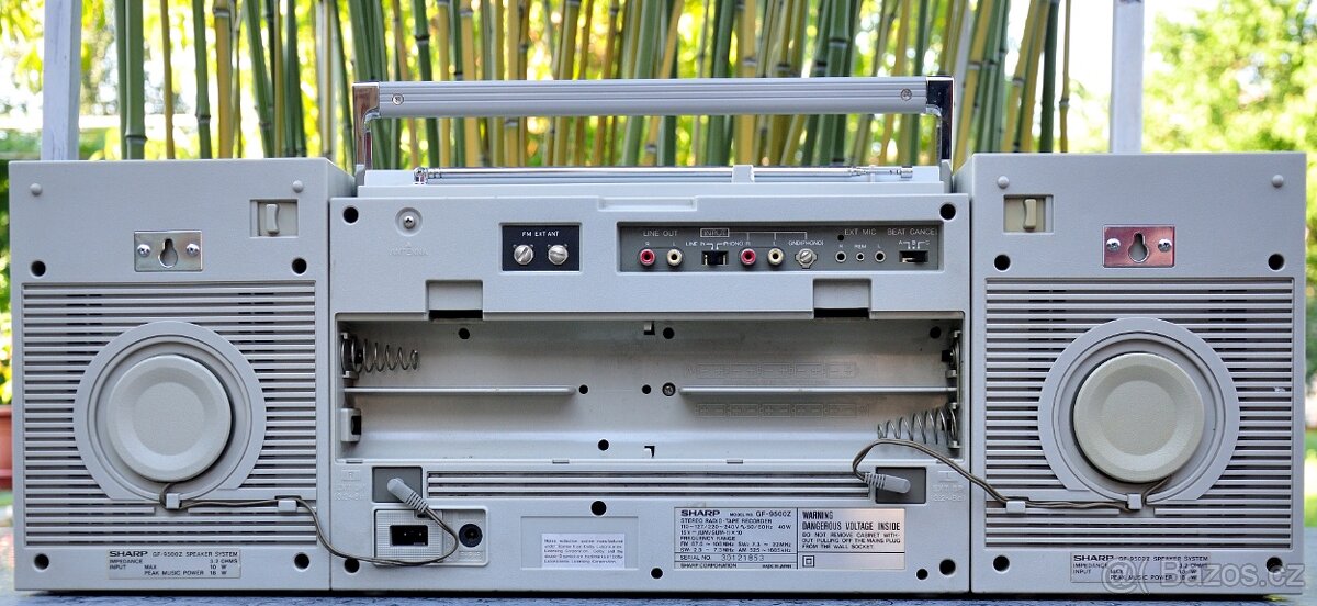 Sharp - GF-9500 - Boombox - Stereo - 10