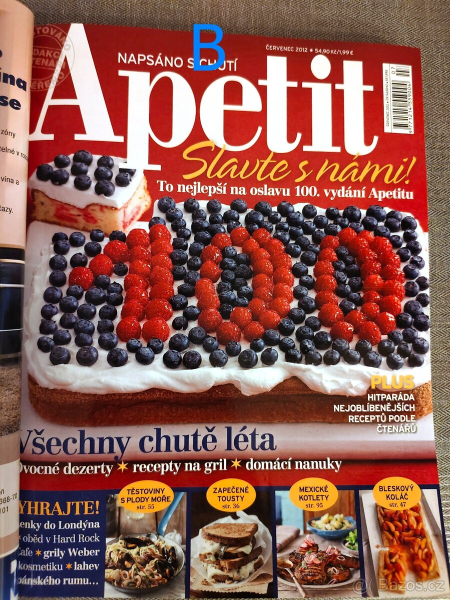 Časopis svázaný 5+5 čísel APETIT 1-5/2012, 6-11/2012 - 10
