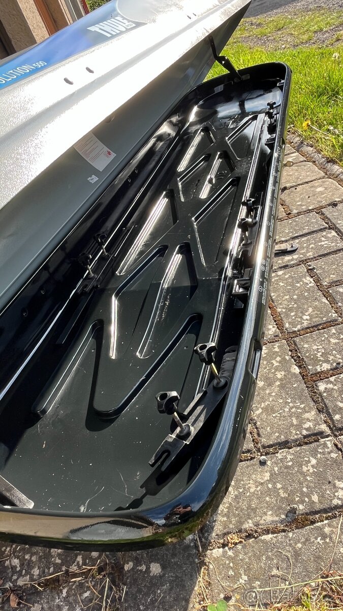 THULE EVOLUTION 500 STŘEŠNÍ BOX,RAKEV,VELMI ZACHOVALÝ - 10