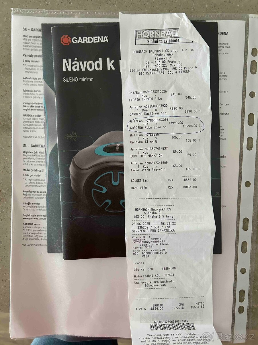 Robtická sekačka Gardena minima 250 - 10