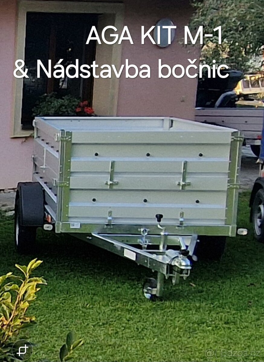 Přívěsný vozik AGA KIT M-1 Sklopný D-202,Š-123 - 10