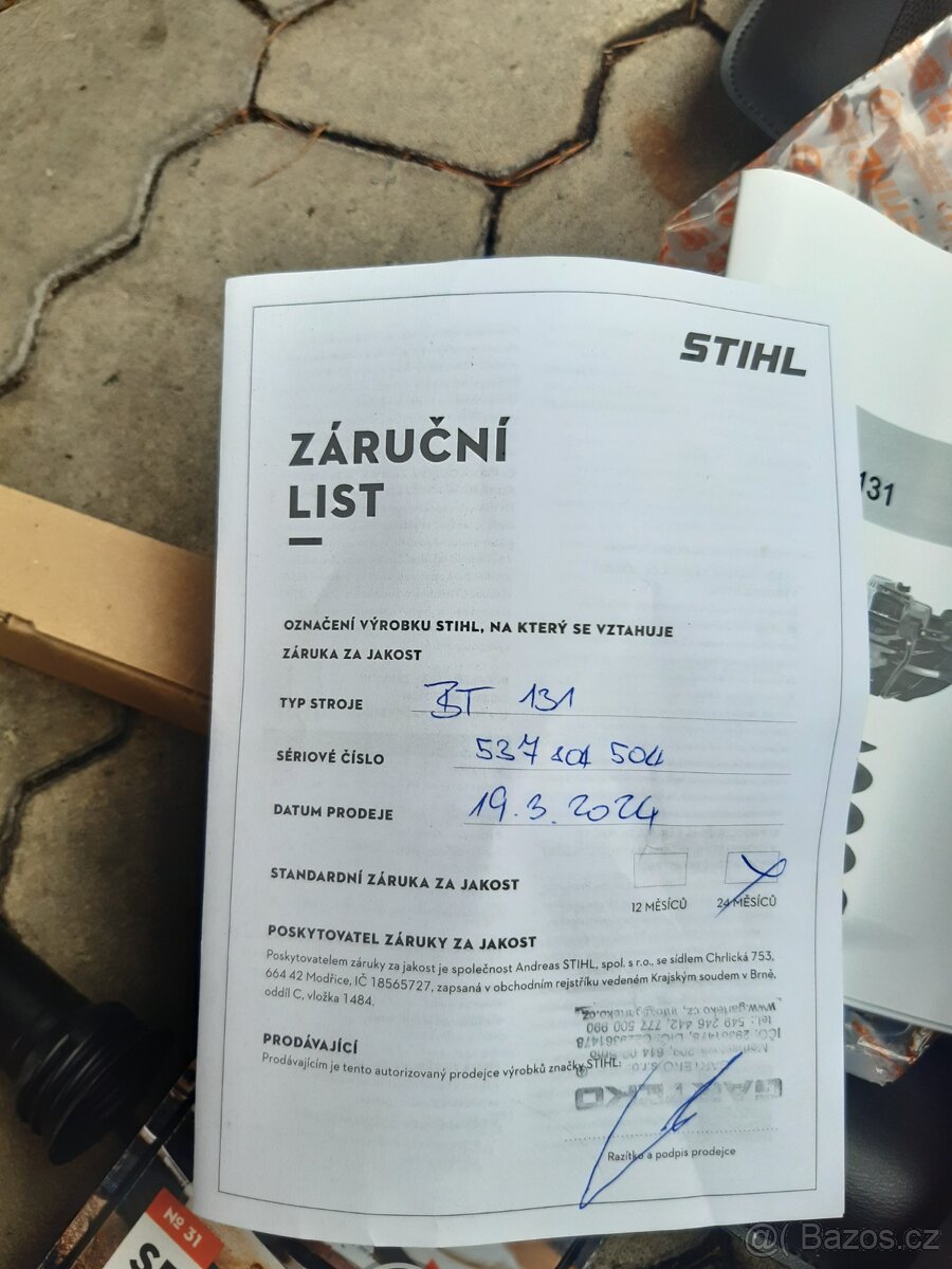 Půdní vrták Stihl BT131 NOVÝ - 10