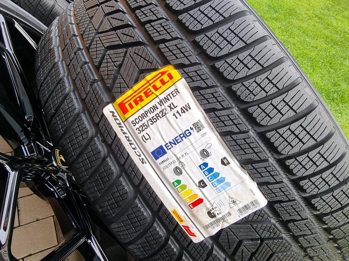 22″ 5×130 LAMBORGHINI URUS + PIRELLI zimné NEW - 10