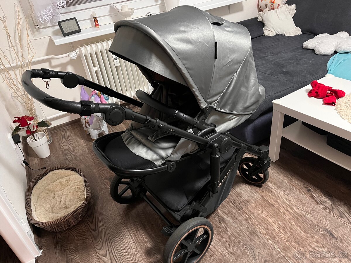 KINDERKRAFT kombinovaný 3v1 Prime 2 Beige - 10