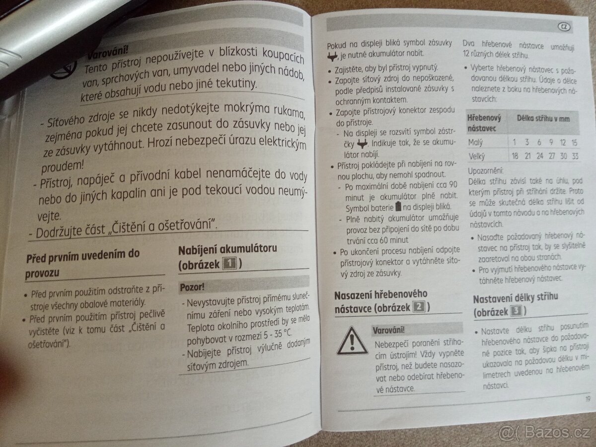 Prodám zastřihovač vlasů SWITCH ON HT-D0201 - 10