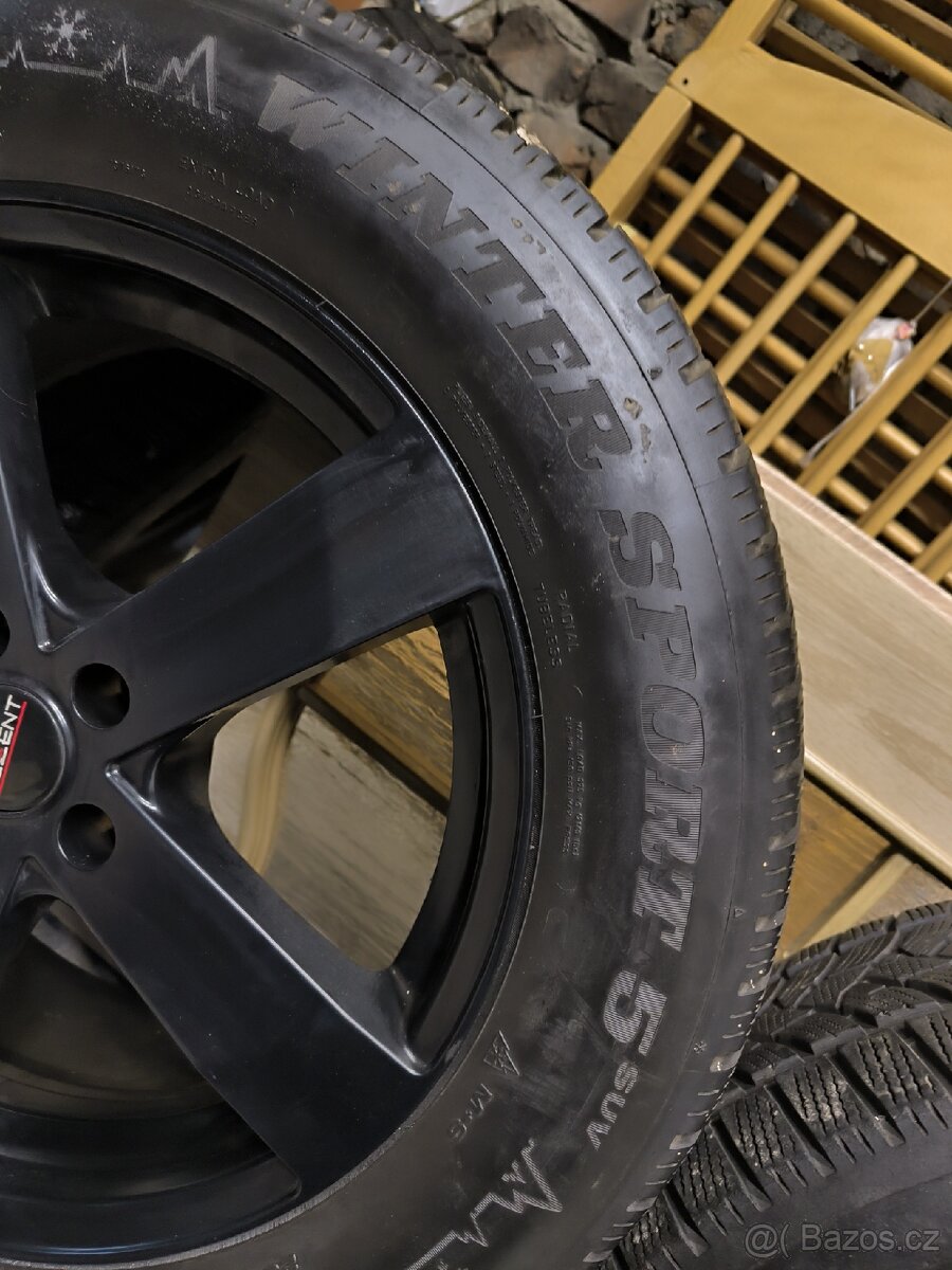 Alu kola MB GLC, Audi 5x112 r18 DEZENT,zim.pneu7m235/60/18 - 10