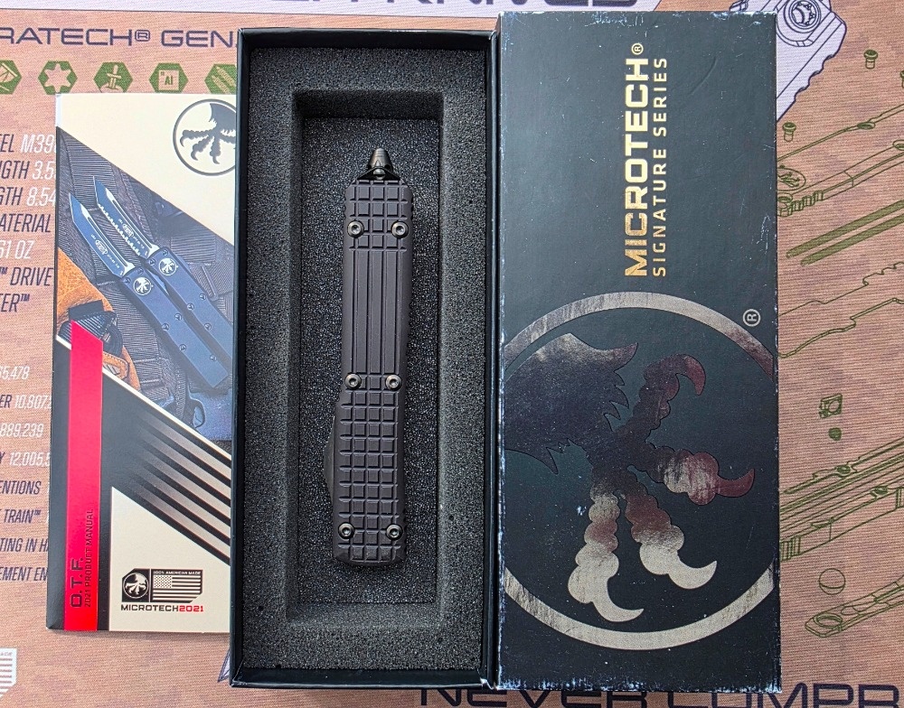 Microtech Ultratech Delta Frag Fluted DLC - 10