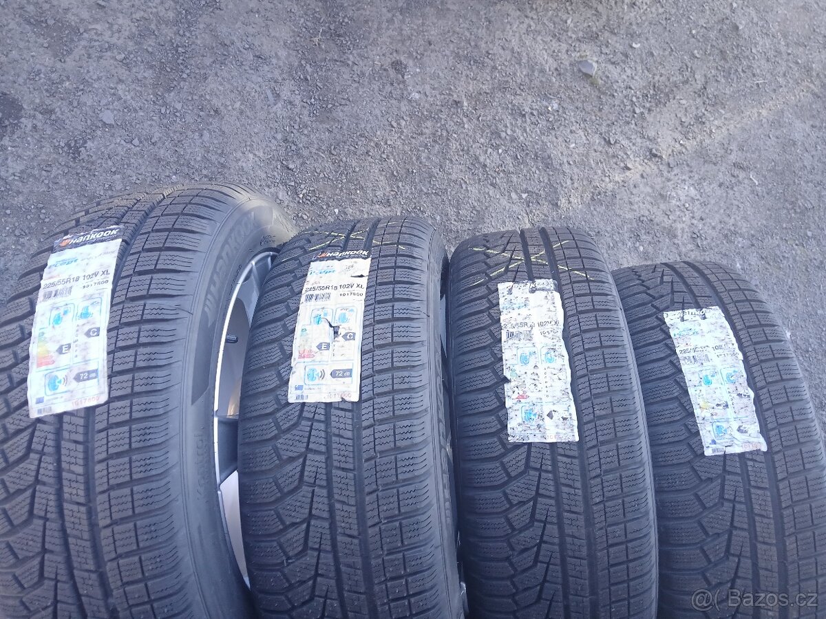 P- Sada NEJETÝCH Alu kol Borbet 225/55R18 zimní - 10