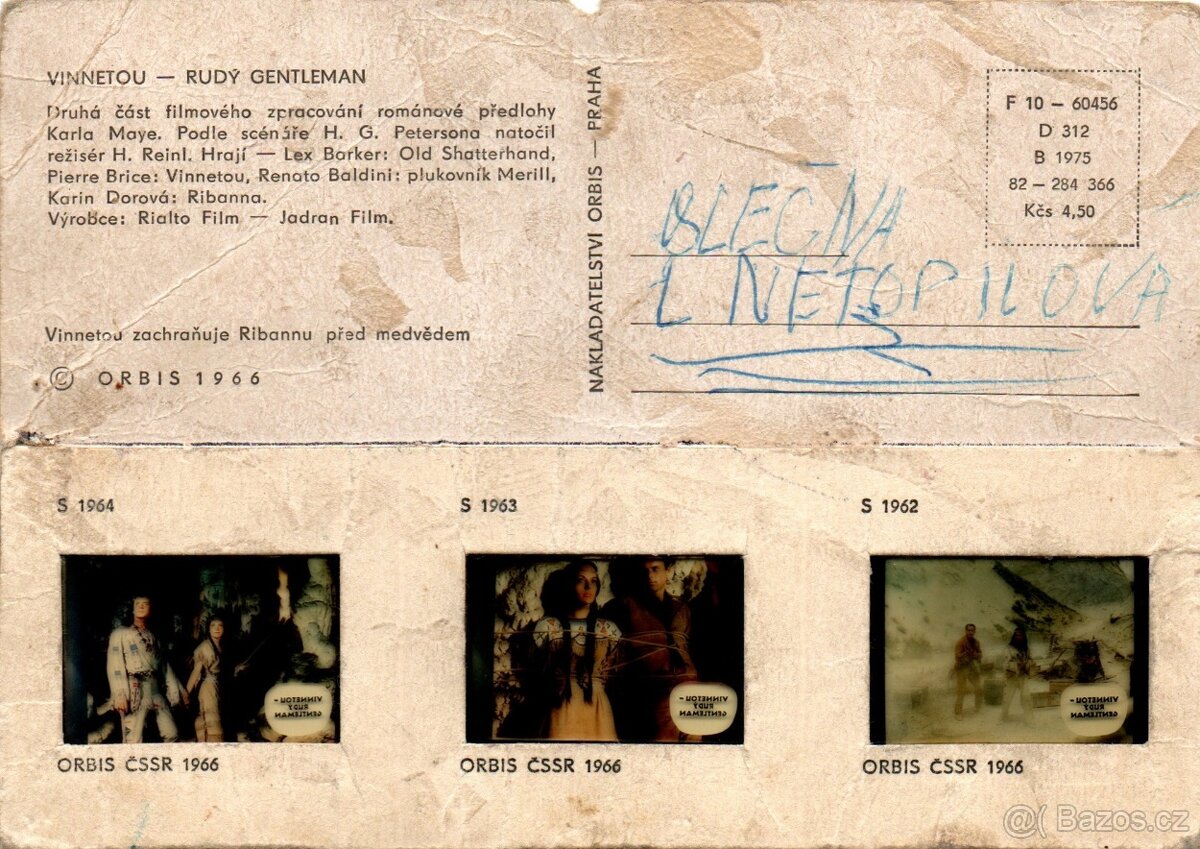 VINNETOU POHLEDY S DIAPOZITIVMI - 10