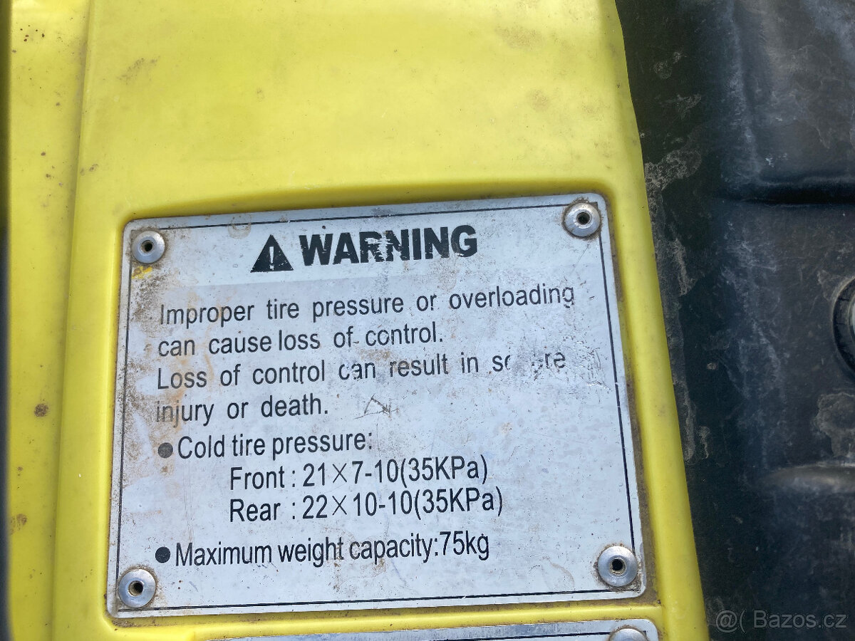 Prodám čtyřkolku SHINERAY - 10