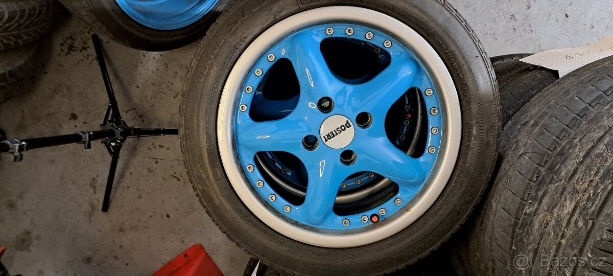 Alu kola 7Jx15H2 modré - 10