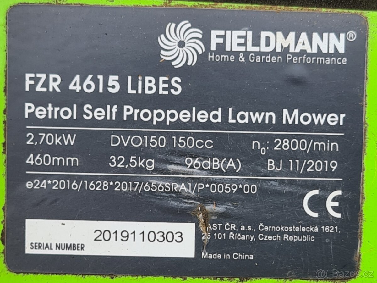 Startovací baterie pro sekačku Fieldmannn FRZ 4615 LiBES - 10