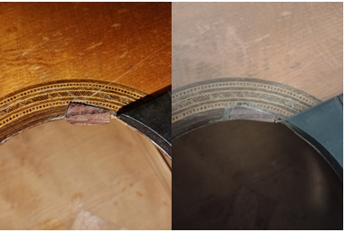 Zrestaurovaná 4/4 španělská kytara - 10