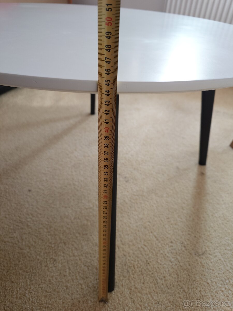 Set rozkládací jídelní stůl s židlemi a konferenčním stolkem - 10