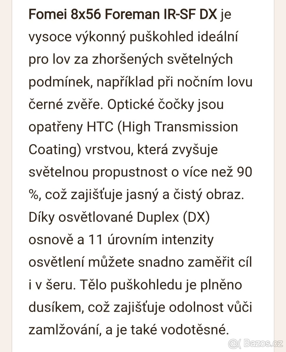 Puškohled FOMEI - 10