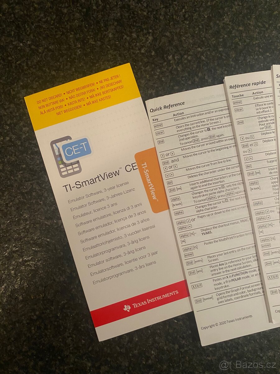 Prodám grafickou kalkulačku TI-84 Plus CE-T Python Edition - 10