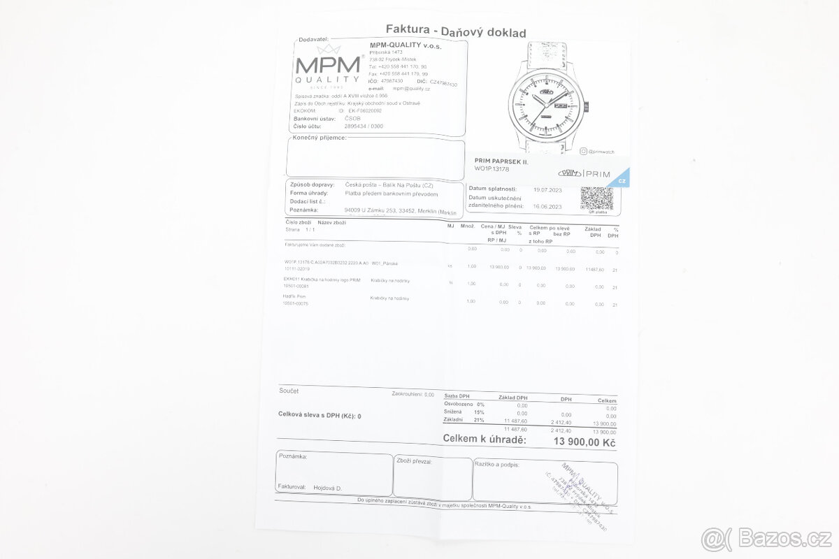 PRIM Paprsek (edice 02) - W01P.13178.C - 10