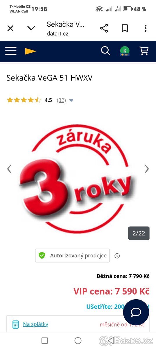 Sekačka VeGa 51HWXV - 10