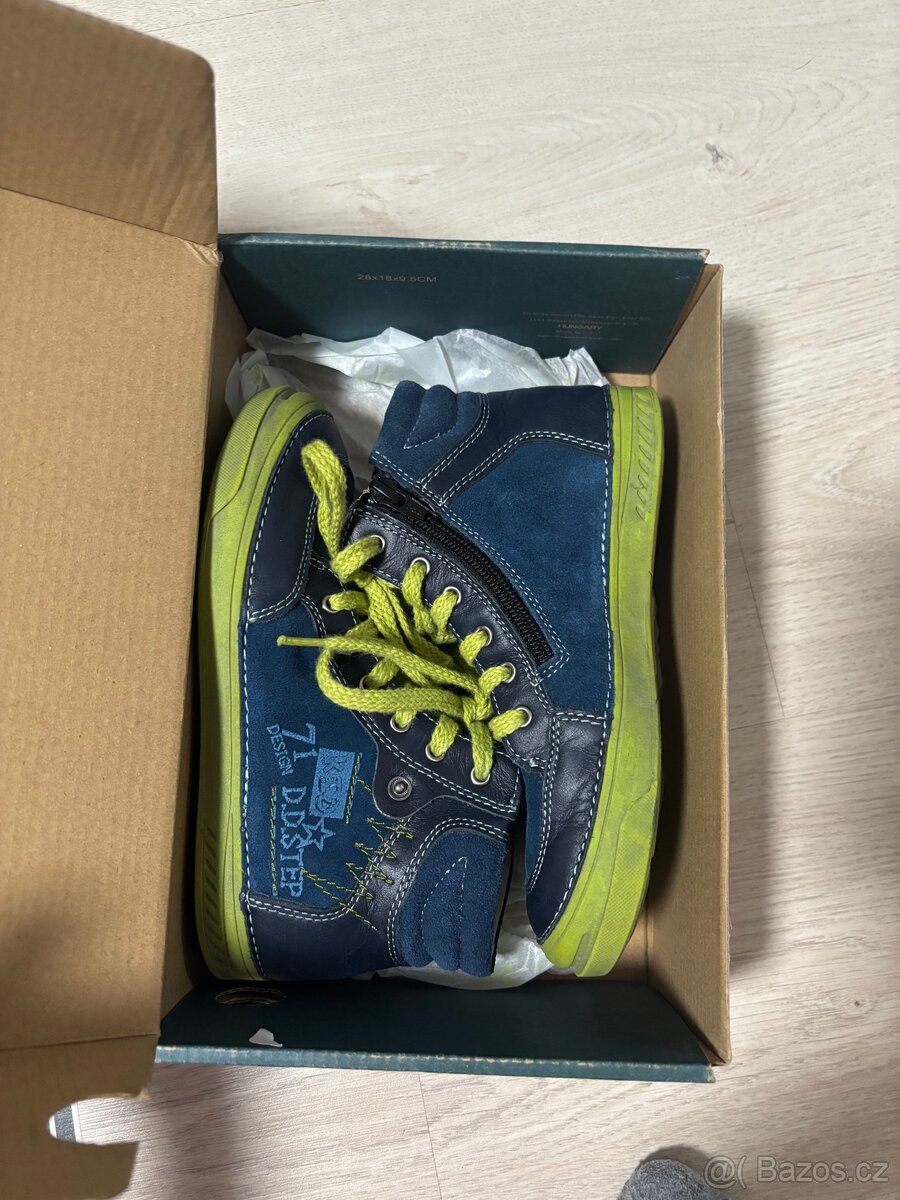 Celoroční kožené boty D.D.Step vel.33 - 10