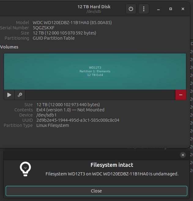 Externi HDD WD 12Tera 7 kusu - 10