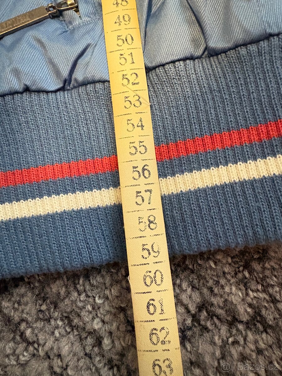 Modrá jezdecká outdoorová bunda - 10