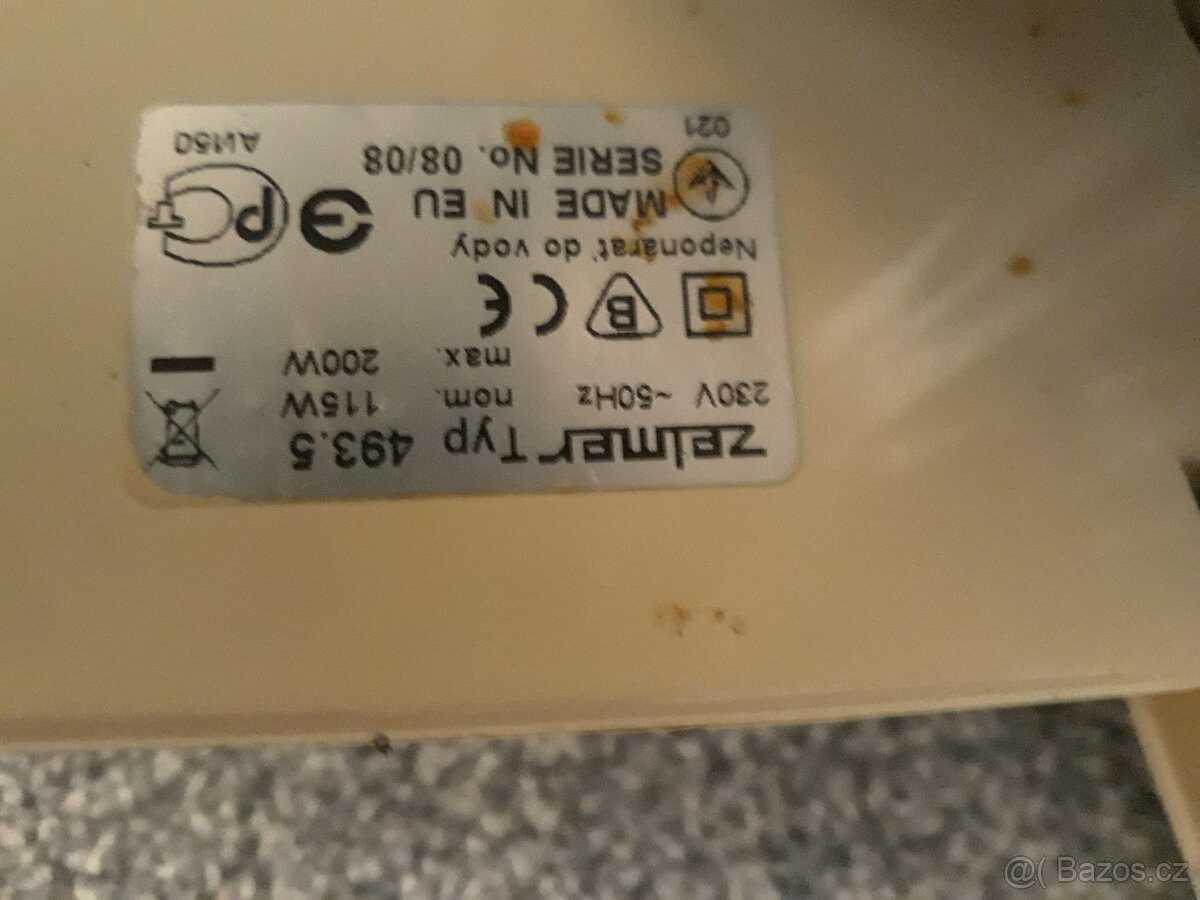 ELEKTRICKÝ KRAJEČ ZN. ZELMER, KOVOVÝ 220 V. - 10