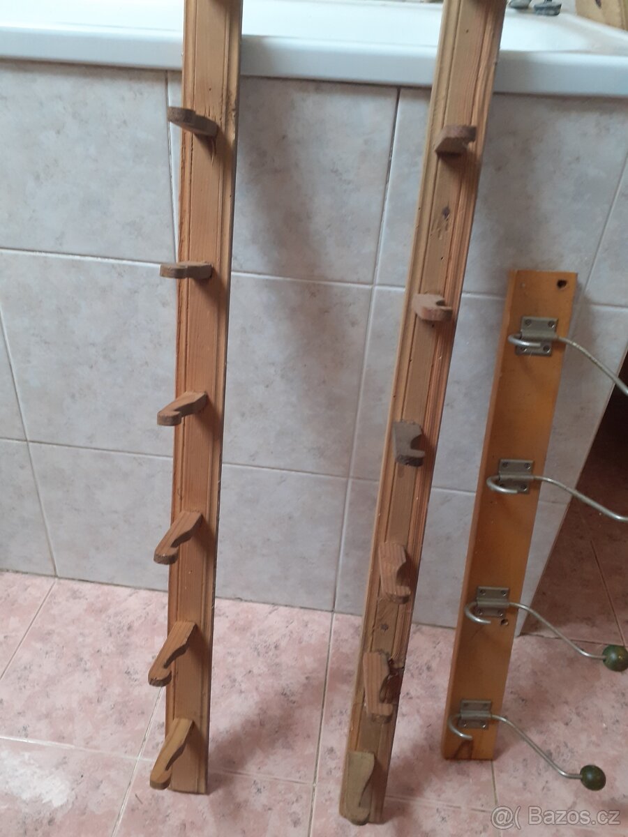 Retro stojan na papírové ubrousky,věšáky - 10