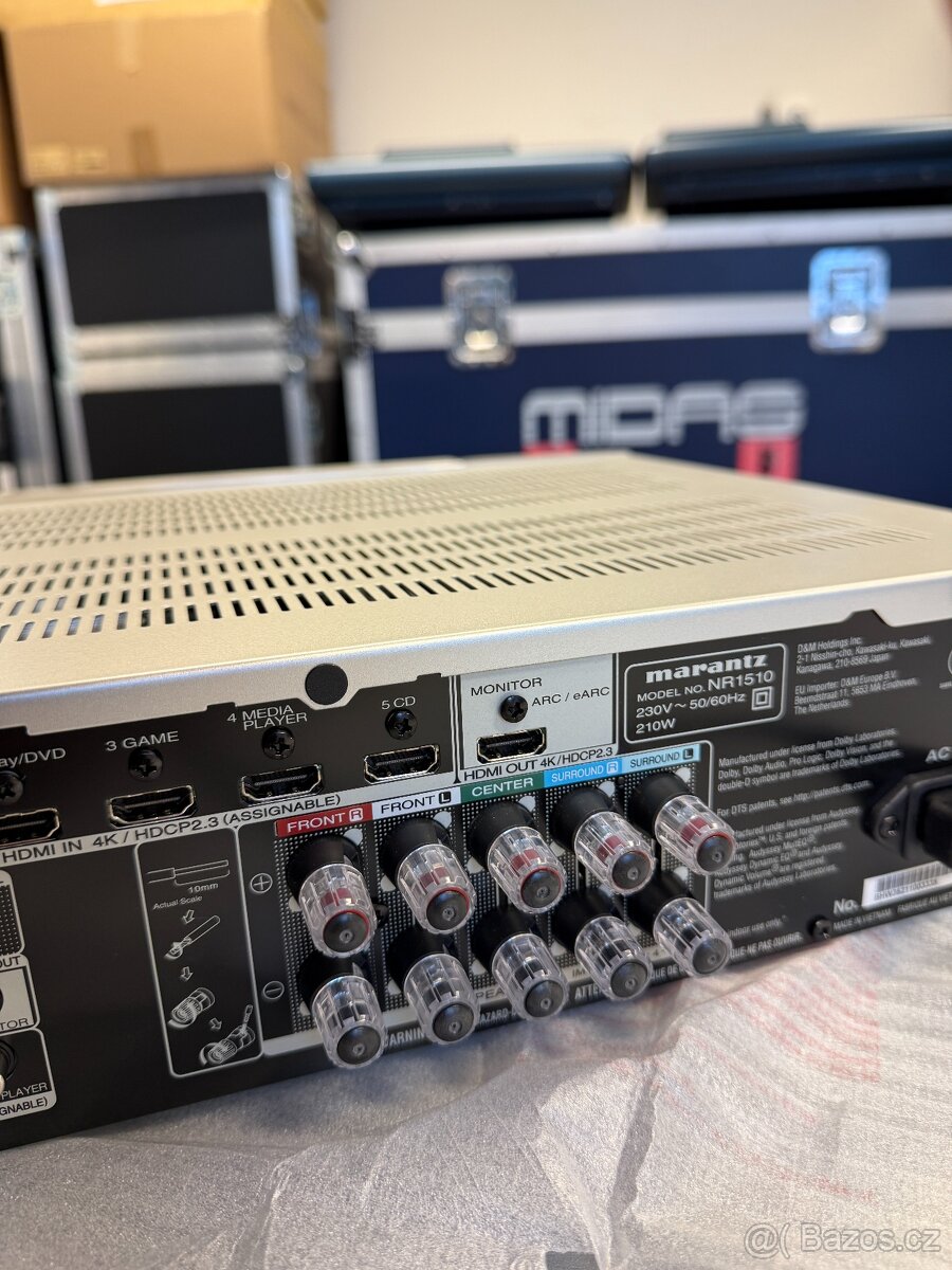 Marantz NR1510 - stříbrný 5.2 AV receiver - 10