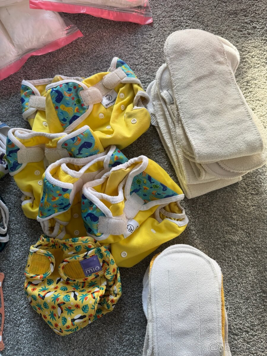 Látkové pleny Bamboolik - komplet - 10