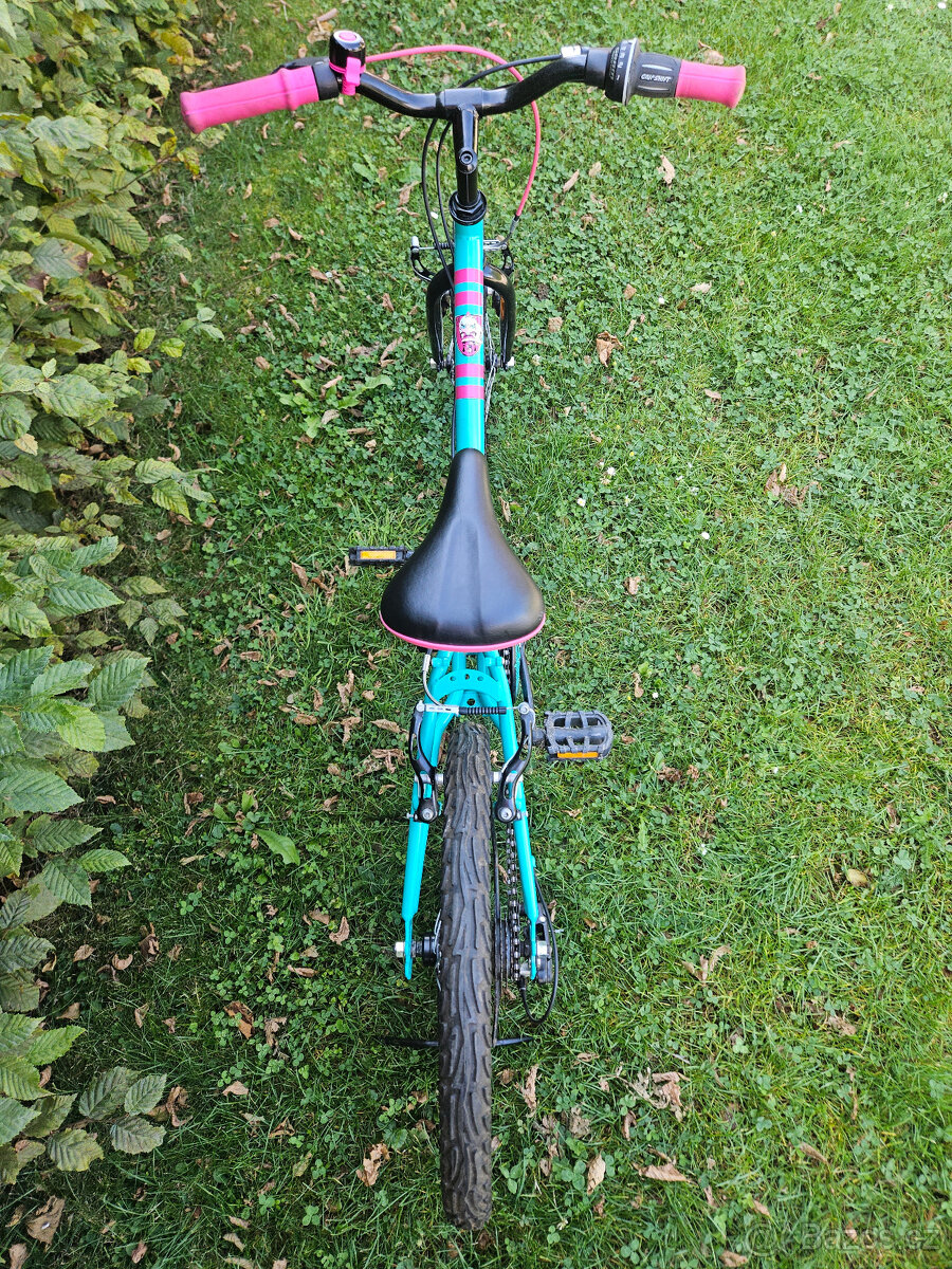 20" dětské dívčí horské kolo B-TWIN, rám 10" - 10