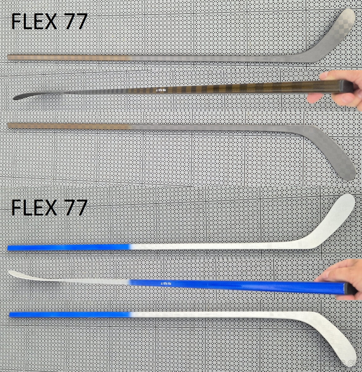 karbonové hokejky vyrobené na zakázku skladem - 10