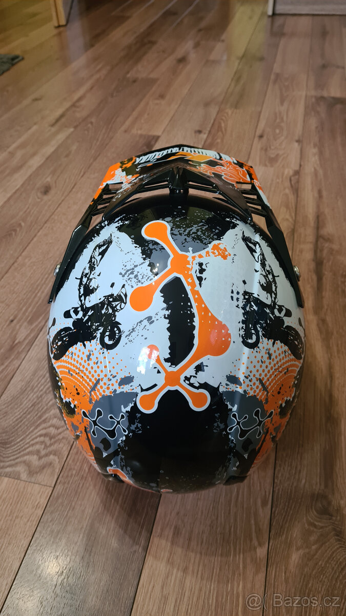 Dětská motokrosová helma KXD vel. XL 53 - 54 - 10
